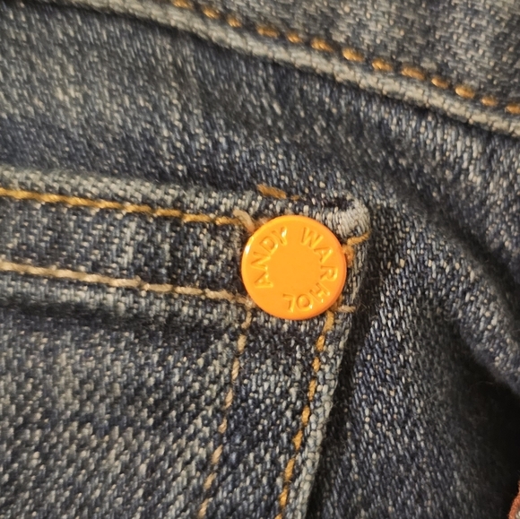 Levi x Andy Warhol Art Inspired Denim Jeans Size 30x34 - Picture 2 of 6